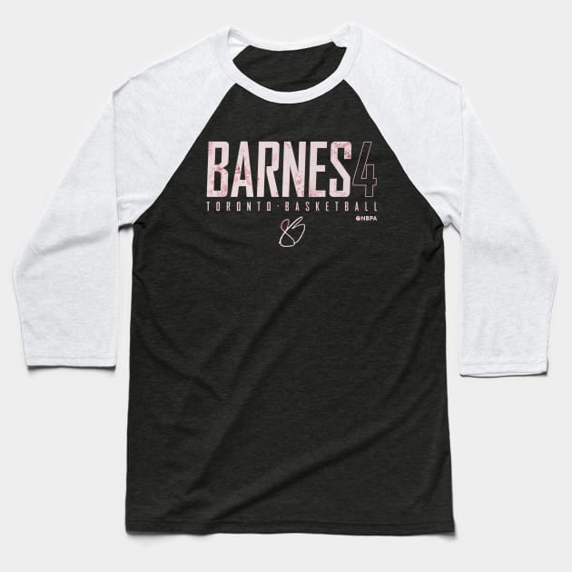 Scottie Barnes Toronto Elite Baseball T-Shirt by TodosRigatSot